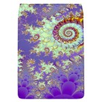 Sea Shell Spiral, Abstract Violet Cyan Stars Removable Flap Cover (Small) Sea Shell Spiral, Abstract Violet Cyan Stars Removable Flap Cover (Small)