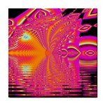 Magenta Boardwalk Carnival, Abstract Ocean Shimmer Ceramic Tile Magenta Boardwalk Carnival, Abstract Ocean Shimmer Ceramic Tile