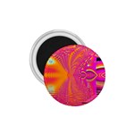 Magenta Boardwalk Carnival, Abstract Ocean Shimmer 1.75  Button Magnet