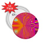 Magenta Boardwalk Carnival, Abstract Ocean Shimmer 2.25  Button (10 pack)