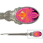 Magenta Boardwalk Carnival, Abstract Ocean Shimmer Letter Opener