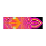 Magenta Boardwalk Carnival, Abstract Ocean Shimmer Bumper Sticker Magenta Boardwalk Carnival, Abstract Ocean Shimmer Bumper Sticker