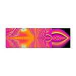 Magenta Boardwalk Carnival, Abstract Ocean Shimmer Bumper Sticker