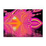 Magenta Boardwalk Carnival, Abstract Ocean Shimmer A4 Sticker 10 Pack Magenta Boardwalk Carnival, Abstract Ocean Shimmer A4 Sticker 10 Pack