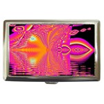 Magenta Boardwalk Carnival, Abstract Ocean Shimmer Cigarette Money Case Magenta Boardwalk Carnival, Abstract Ocean Shimmer Cigarette Money Case