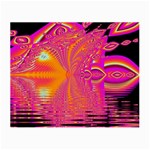 Magenta Boardwalk Carnival, Abstract Ocean Shimmer Glasses Cloth (Small)