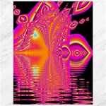 Magenta Boardwalk Carnival, Abstract Ocean Shimmer Canvas 12  x 16  (Unframed)