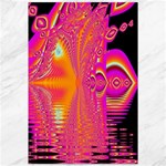 Magenta Boardwalk Carnival, Abstract Ocean Shimmer Canvas 12  x 18  (Unframed)