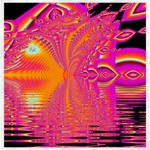 Magenta Boardwalk Carnival, Abstract Ocean Shimmer Canvas 20 x 20 (Unframed) Magenta Boardwalk Carnival, Abstract Ocean Shimmer Canvas 20 x 20 (Unframed)