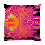 Magenta Boardwalk Carnival, Abstract Ocean Shimmer Cushion Case (Single Sided) Magenta Boardwalk Carnival, Abstract Ocean Shimmer Cushion Case (Single Sided)