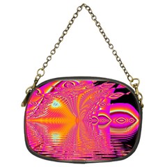 Magenta Boardwalk Carnival, Abstract Ocean Shimmer Chain Purse (Two Sided)  from ArtsNow.com Back