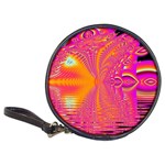 Magenta Boardwalk Carnival, Abstract Ocean Shimmer CD Wallet Magenta Boardwalk Carnival, Abstract Ocean Shimmer CD Wallet