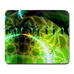 Dawn Of Time, Abstract Lime & Gold Emerge Large Mouse Pad (Rectangle)