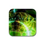 Dawn Of Time, Abstract Lime & Gold Emerge Drink Coaster (Square) Dawn Of Time, Abstract Lime & Gold Emerge Drink Coaster (Square)