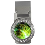 Dawn Of Time, Abstract Lime & Gold Emerge Money Clip (CZ) Dawn Of Time, Abstract Lime & Gold Emerge Money Clip (CZ)
