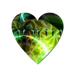 Dawn Of Time, Abstract Lime & Gold Emerge Magnet (Heart) Dawn Of Time, Abstract Lime & Gold Emerge Magnet (Heart)