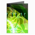 Dawn Of Time, Abstract Lime & Gold Emerge Greeting Card (8 Pack) Dawn Of Time, Abstract Lime & Gold Emerge Greeting Card (8 Pack)