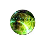 Dawn Of Time, Abstract Lime & Gold Emerge Golf Ball Marker (for Hat Clip) Dawn Of Time, Abstract Lime & Gold Emerge Golf Ball Marker (for Hat Clip)