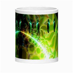 Dawn Of Time, Abstract Lime & Gold Emerge Morph Mug from ArtsNow.com Center