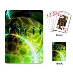 Dawn Of Time, Abstract Lime & Gold Emerge Playing Cards Single Design Dawn Of Time, Abstract Lime & Gold Emerge Playing Cards Single Design