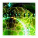 Dawn Of Time, Abstract Lime & Gold Emerge Glasses Cloth (Medium)