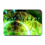 Dawn Of Time, Abstract Lime & Gold Emerge Small Door Mat