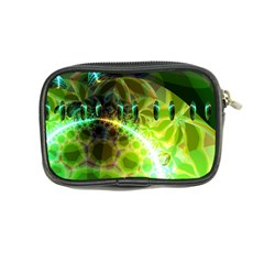 Dawn Of Time, Abstract Lime & Gold Emerge Coin Purse from ArtsNow.com Back