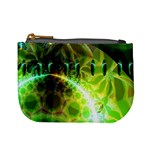 Dawn Of Time, Abstract Lime & Gold Emerge Coin Change Purse Dawn Of Time, Abstract Lime & Gold Emerge Coin Change Purse