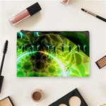 Dawn Of Time, Abstract Lime & Gold Emerge Cosmetic Bag (Medium)