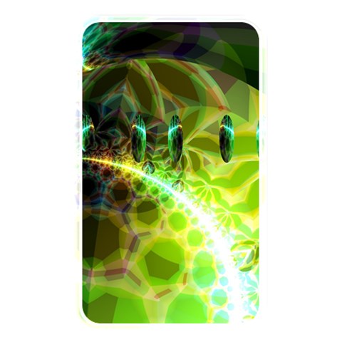 Dawn Of Time, Abstract Lime & Gold Emerge Memory Card Reader (Rectangular) from ArtsNow.com Front