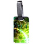 Dawn Of Time, Abstract Lime & Gold Emerge Luggage Tag (Two Sides) Dawn Of Time, Abstract Lime & Gold Emerge Luggage Tag (Two Sides)