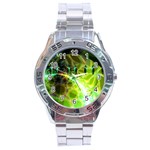 Dawn Of Time, Abstract Lime & Gold Emerge Stainless Steel Watch Dawn Of Time, Abstract Lime & Gold Emerge Stainless Steel Watch