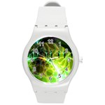 Dawn Of Time, Abstract Lime & Gold Emerge Plastic Sport Watch (Medium) Dawn Of Time, Abstract Lime & Gold Emerge Plastic Sport Watch (Medium)