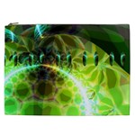 Dawn Of Time, Abstract Lime & Gold Emerge Cosmetic Bag (XXL) Dawn Of Time, Abstract Lime & Gold Emerge Cosmetic Bag (XXL)