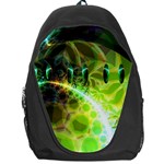 Dawn Of Time, Abstract Lime & Gold Emerge Backpack Bag