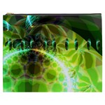 Dawn Of Time, Abstract Lime & Gold Emerge Cosmetic Bag (XXXL)