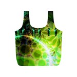 Dawn Of Time, Abstract Lime & Gold Emerge Reusable Bag (S)