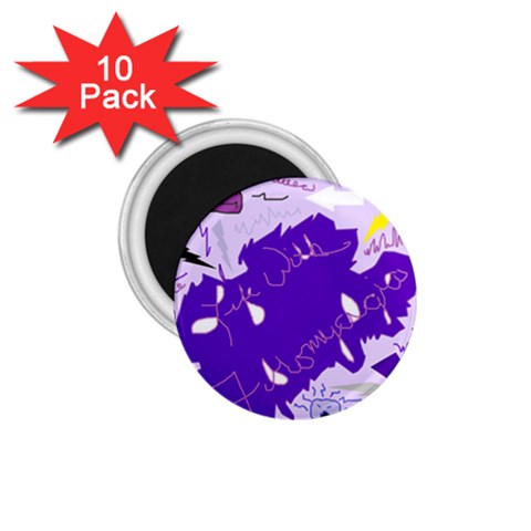 Life With Fibro2 1.75  Button Magnet (10 pack) from ArtsNow.com Front