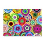 Psychedelic Flowers A4 Sticker 100 Pack