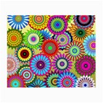 Psychedelic Flowers Glasses Cloth (Small, Two Sided)