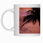 Sunset At The Beach White Coffee Mug