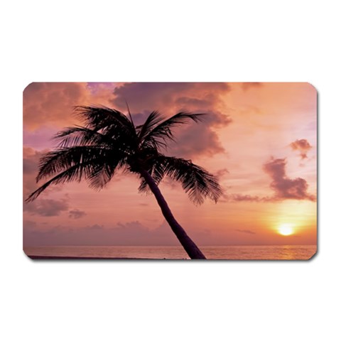 Sunset At The Beach Magnet (Rectangular) from ArtsNow.com Front