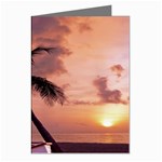Sunset At The Beach Greeting Card (8 Pack)