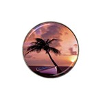 Sunset At The Beach Golf Ball Marker (for Hat Clip)