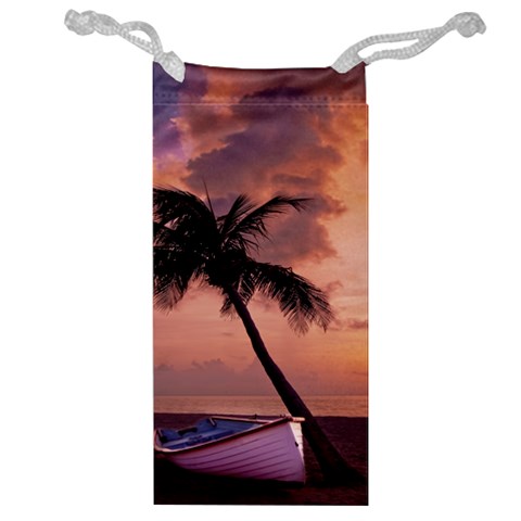 Sunset At The Beach Jewelry Bag from ArtsNow.com Front