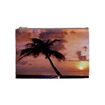 Sunset At The Beach Cosmetic Bag (Medium)