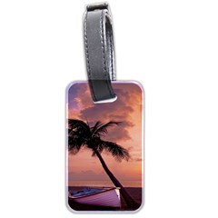 Sunset At The Beach Luggage Tag (Two Sides) from ArtsNow.com Front