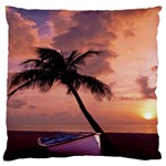 Sunset At The Beach Large Cushion Case (Single Sided) 