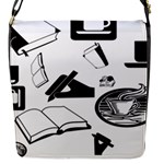 Books And Coffee Flap Closure Messenger Bag (Small)
