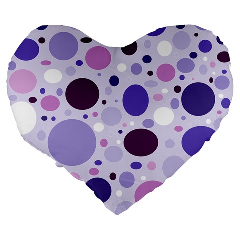 Passion For Purple 19  Premium Heart Shape Cushion from ArtsNow.com Back